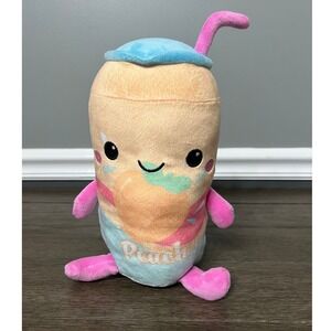 Peach Soda Plushie Toy Drink Kawaii Stuffed Animal Plush 9"